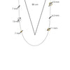 TI SENTO Ketting 34066BL